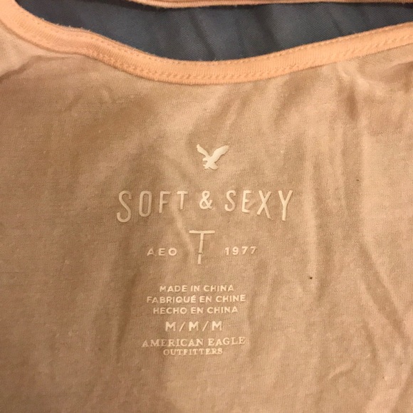 Baby pink American Eagle Top - Picture 3 of 3